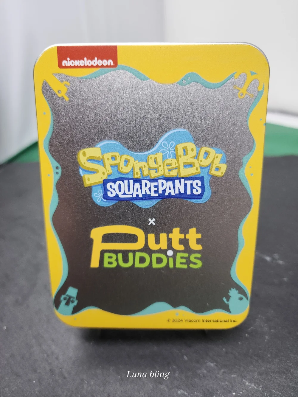 Nickelodeon SpongeBob SquarePants Yellow Putt Buddies Toy Tin